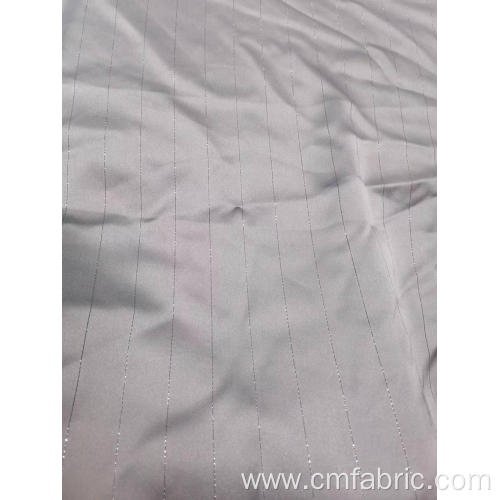 Polyester satin with metalic artificial acetate fabric